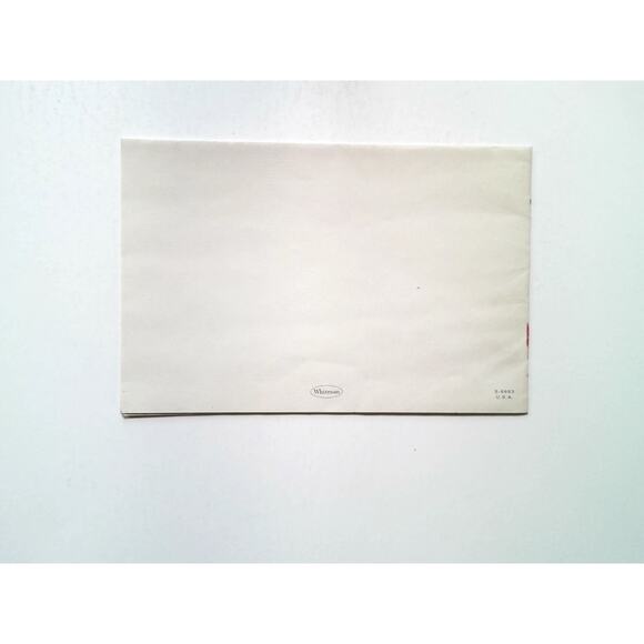 Whitman Vintage Christmas Greeting Card Noel Glitter Stars 1940's-50's - Picture 3 of 3